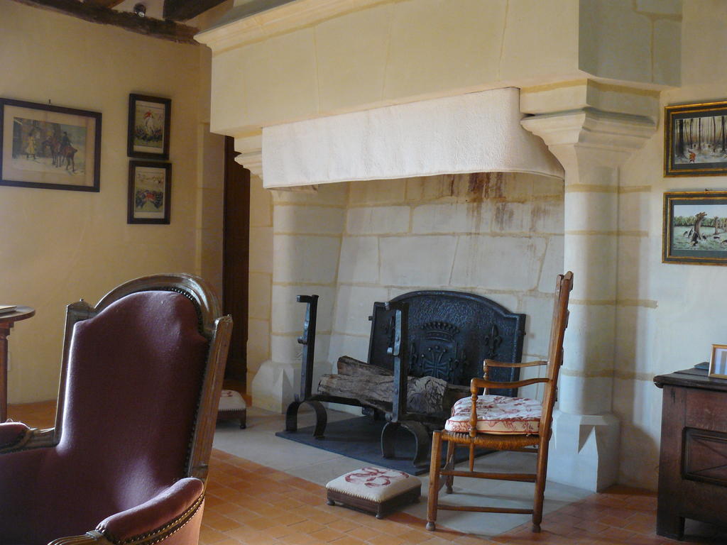 לינה וארוחת בוקר Louerre Manoir Du Bois Noblet חדר תמונה