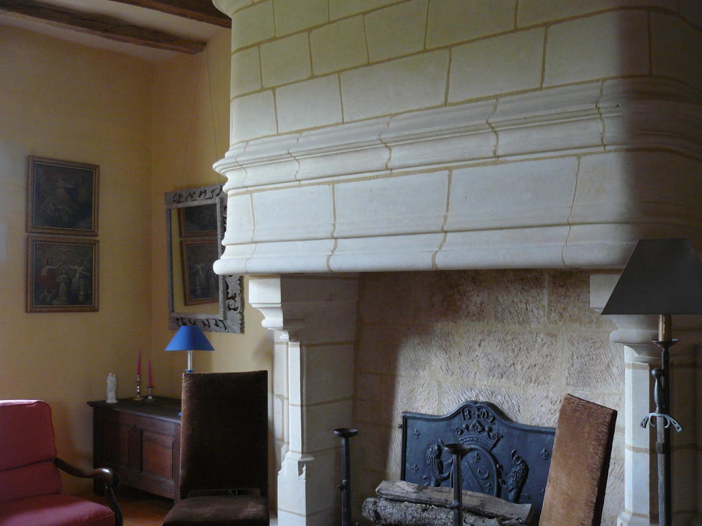 לינה וארוחת בוקר Louerre Manoir Du Bois Noblet חדר תמונה